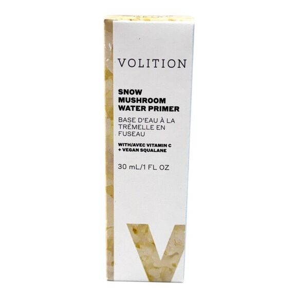 Volition Snow Mushroom Water Primer With Vitamin C & Vegan Squalane 30 mL NEW - Picture 1 of 4